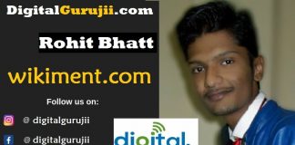 Interview with Founder of Wikiment Rohit Bhatt Digital Guruji
