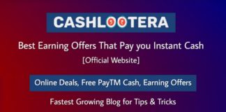 CashLootera - Fastest Growing Blog for Earning Offers & Online Deals